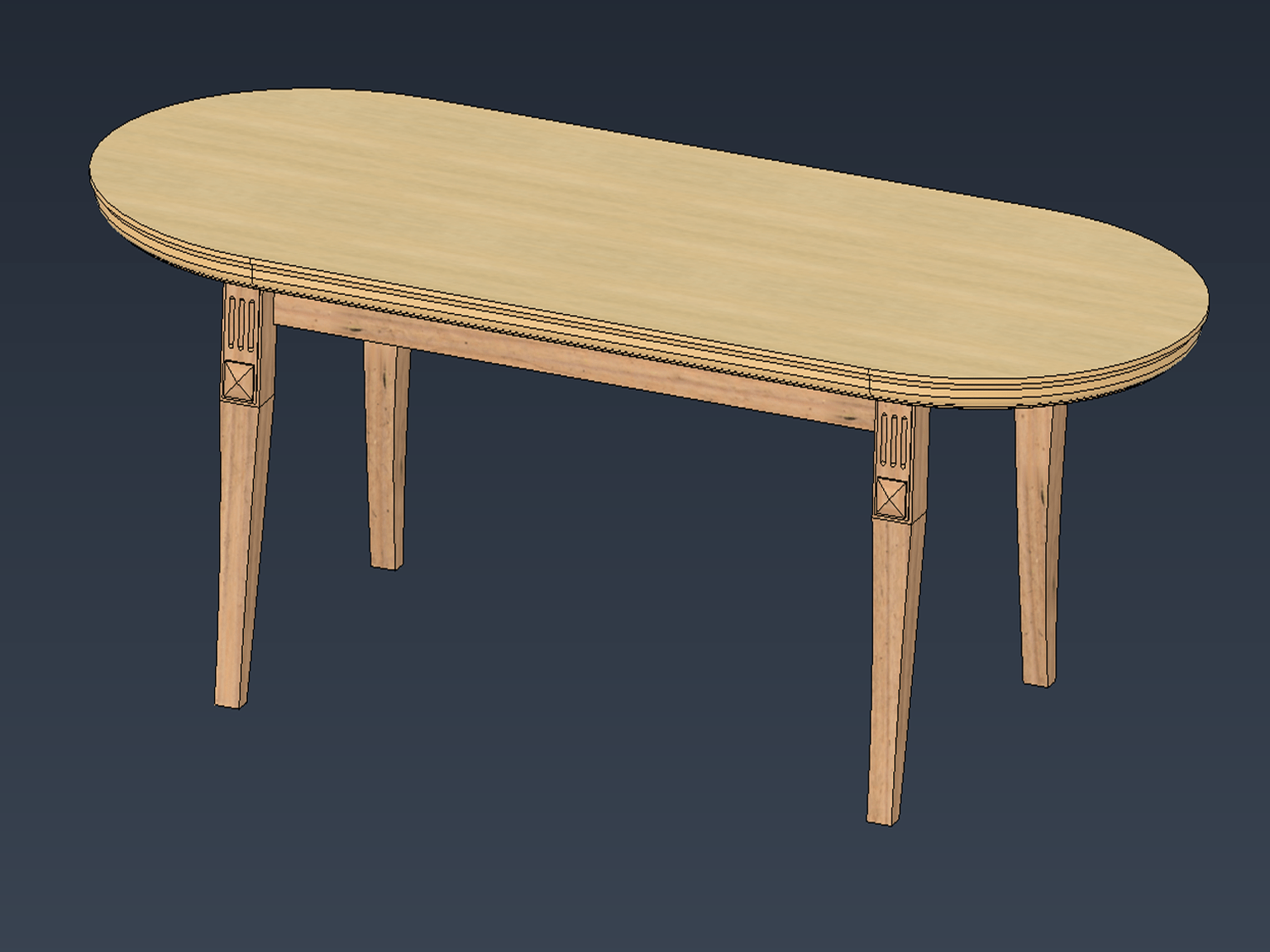 cad table design