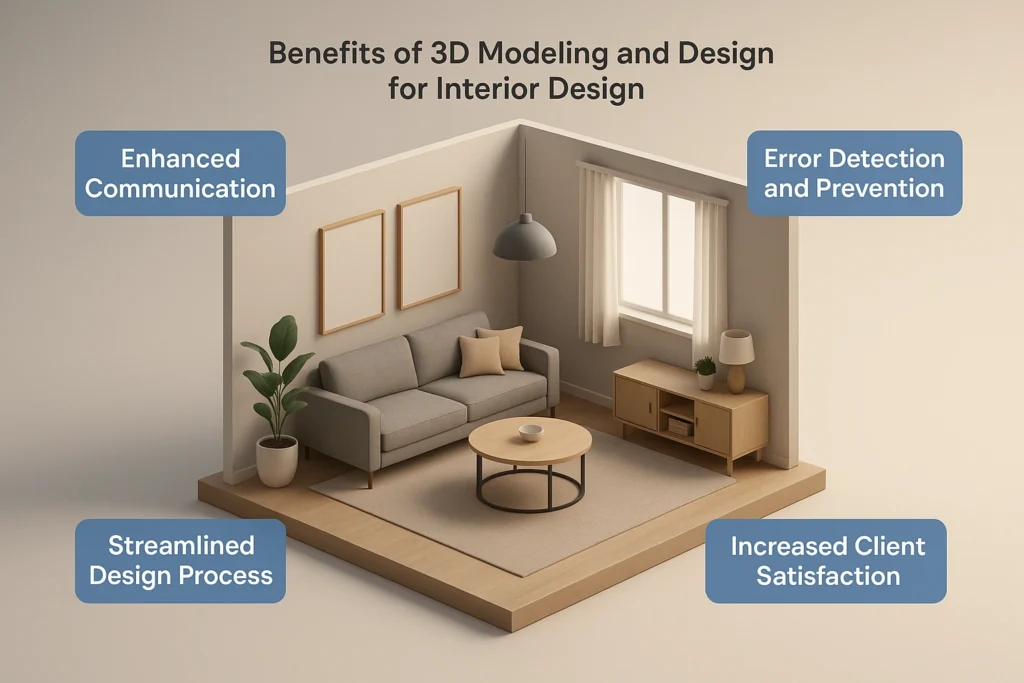 Benefits of 3D Modeling and Design for Interior Design