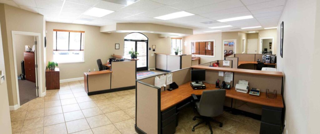 Clean tidy workplace