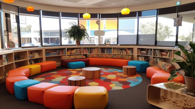 Designing Inspiring Libraries with 3D Furniture