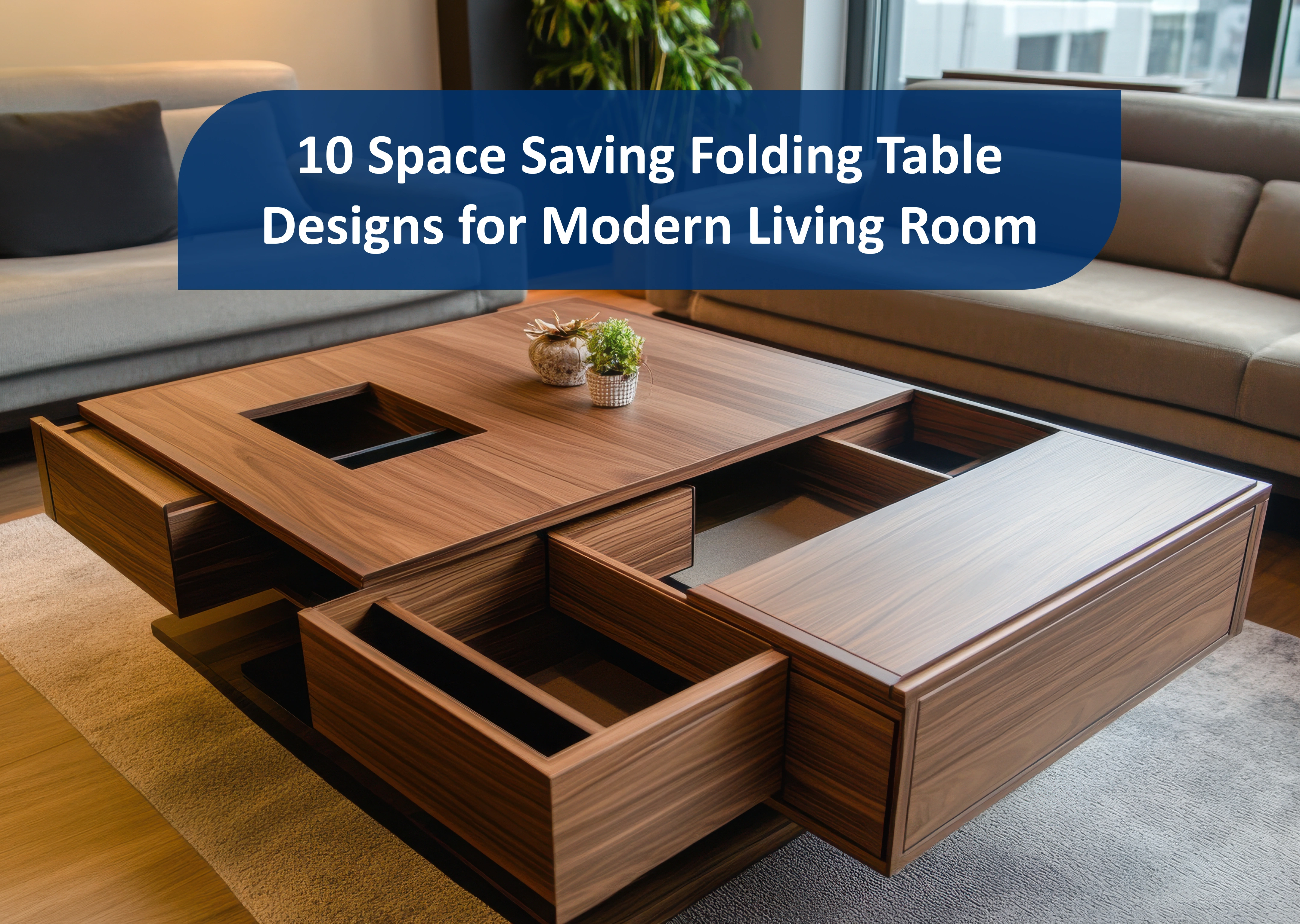 Space Saving Folding Table Furniture Designs