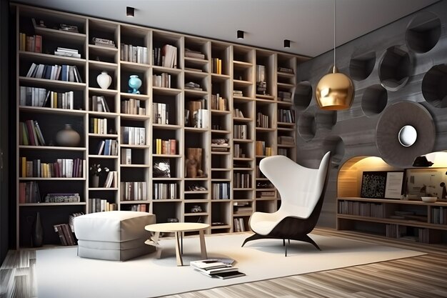 library furniture design