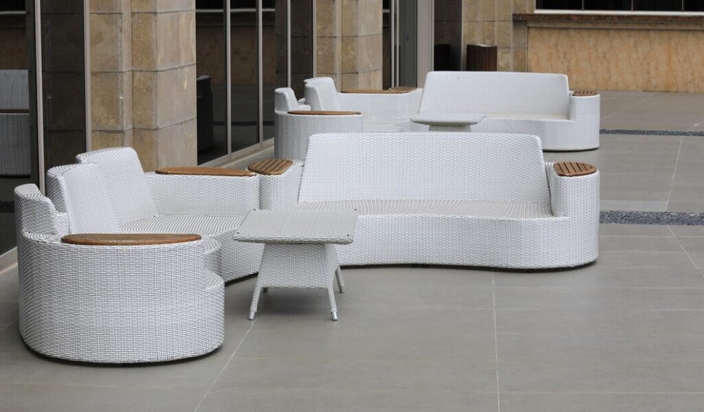 Tables, Chairs, and Sofas with Curves