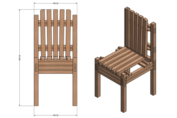 Wooden Chair Design