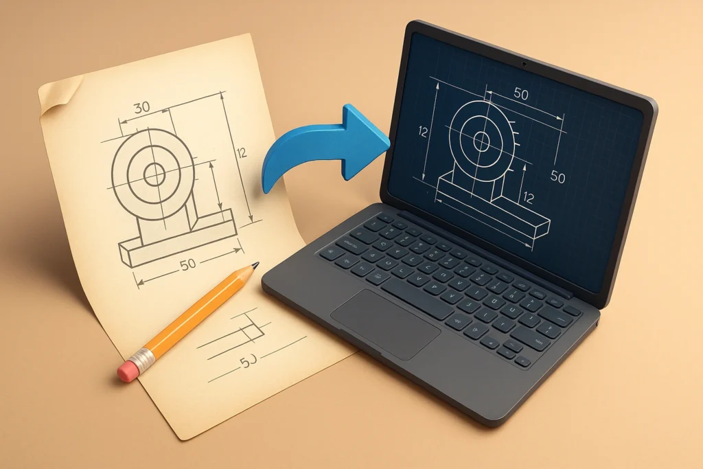 pdf to autocad conversion services