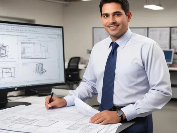 Detailed sheet metal fabrication drawing with measurements and specifications.