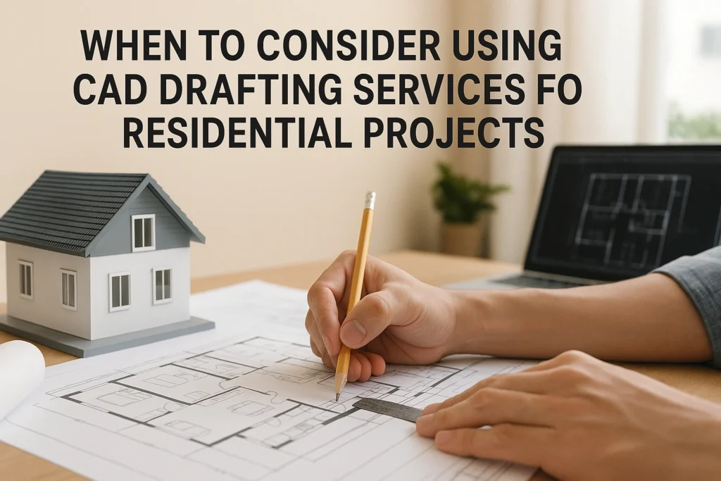 CAD Drafting Services for Residential Projects