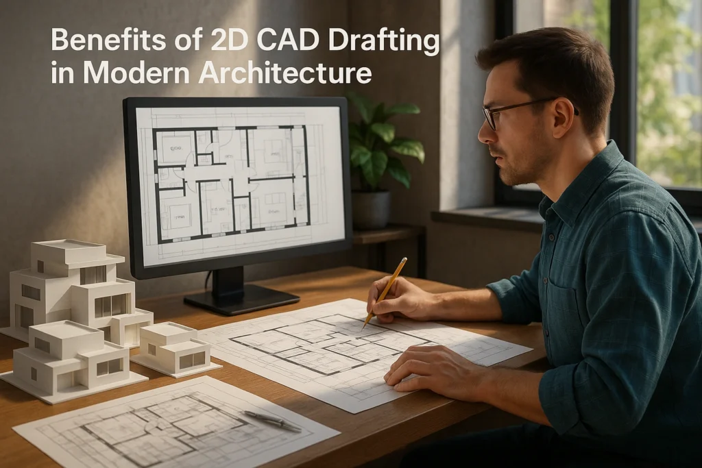 2D drafting for residential architecture