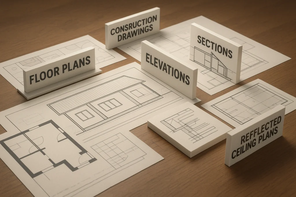 2D CAD drafting services for architecture