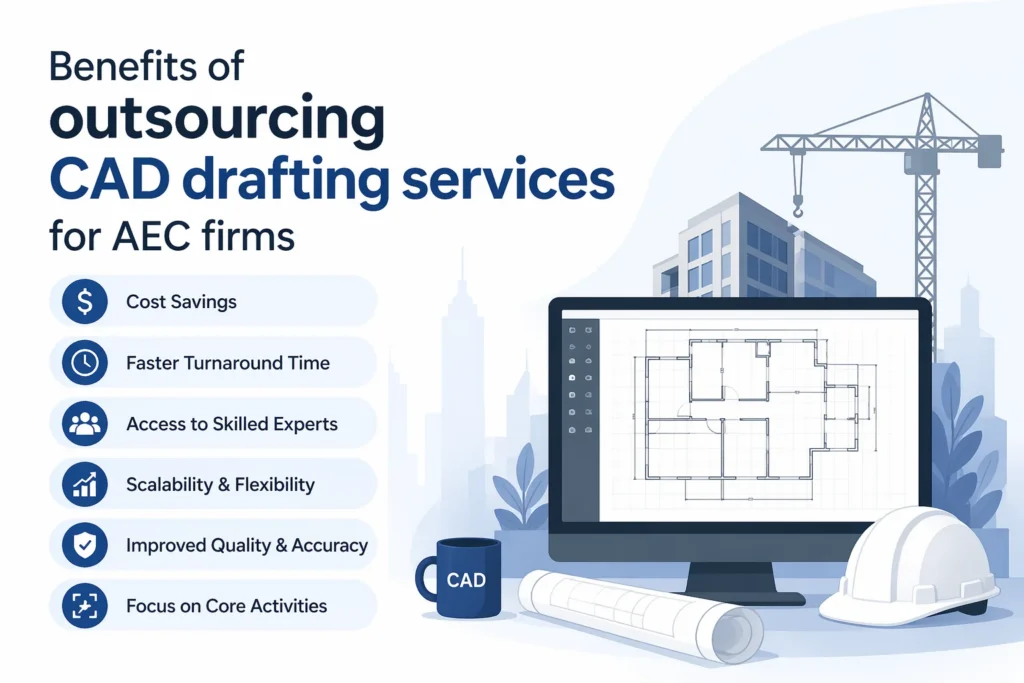 Benefits of Outsourcing CAD Drafting Services