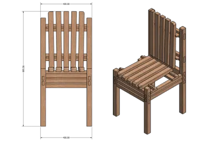 Wooden Chair Design img