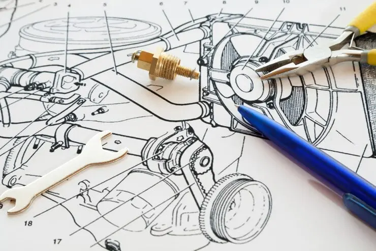 Mechanical drawing services
