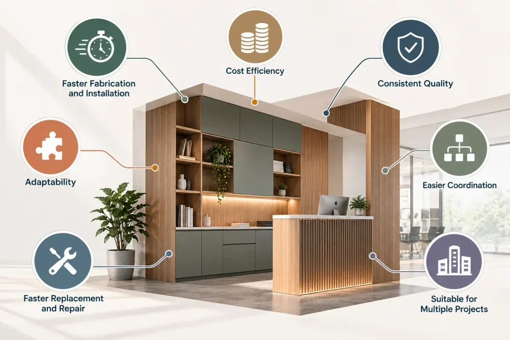 Benefits of using casework in construction