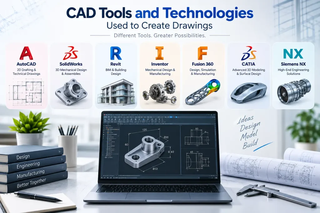 cad tools and technologies to create drawings
