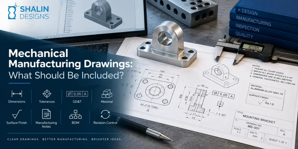 mechanical manufacturing drawings