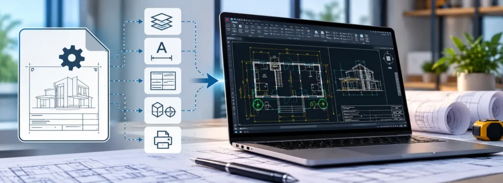 cad drawing template