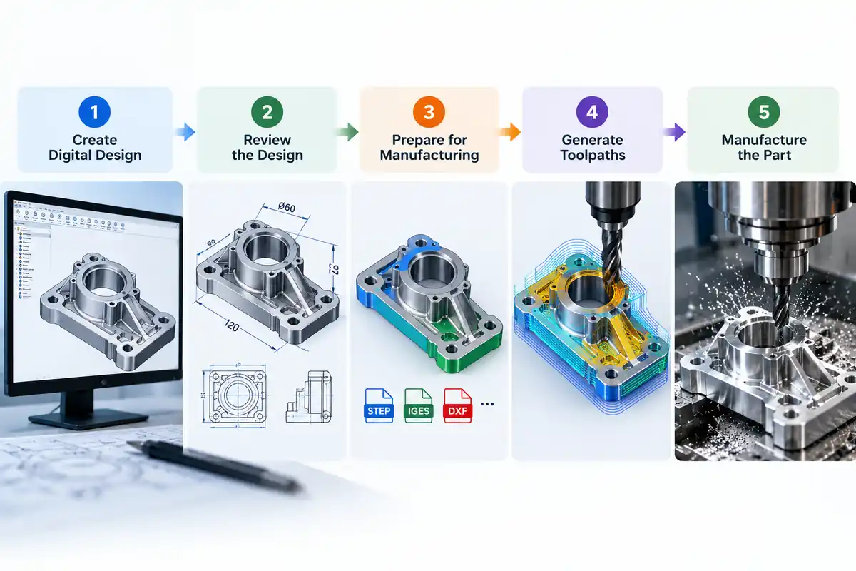 How Does the CAD-CAM Workflow Work?