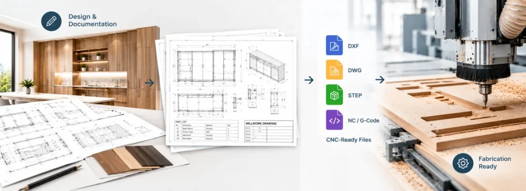 Millwork Drafting for CNC Production